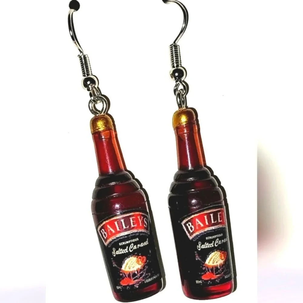 Vintage Super Cute  Retro Boozy Resin Earring